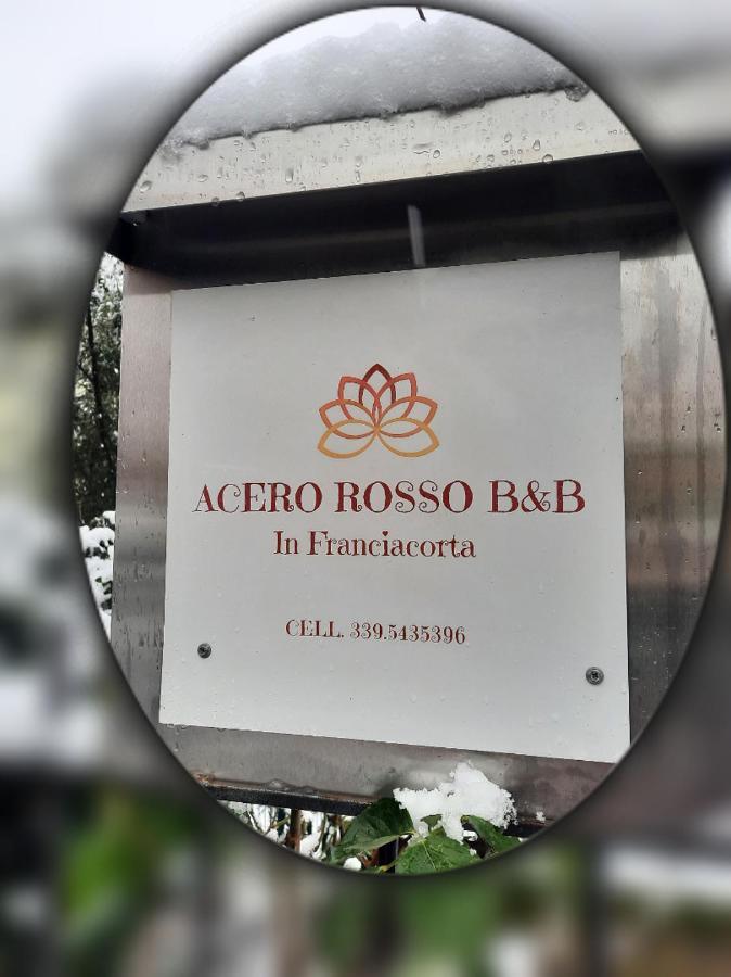 Acero Rosso B&B In Franciacorta Erbusco Exteriér fotografie